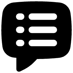 Chat Bubble Notes Icon from Flex Solid Set