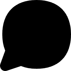 Chat Bubble Oval Icon from Flex Solid Set