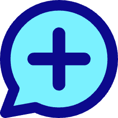 Chat Bubble Oval Add Icon from Core Pop Set