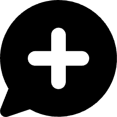 Chat Bubble Oval Add Icon from Micro Solid Set