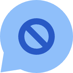 Chat Bubble Oval Block Icon from Sharp Flat Set