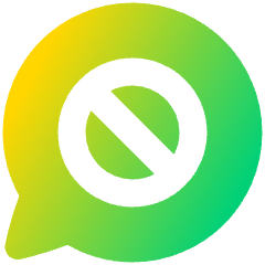 Chat Bubble Oval Block Icon from Plump Gradient Set
