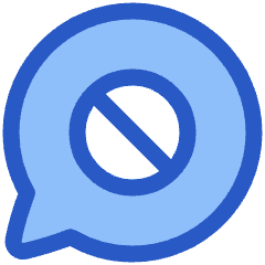 Chat Bubble Oval Block Icon from Plump Duo Set