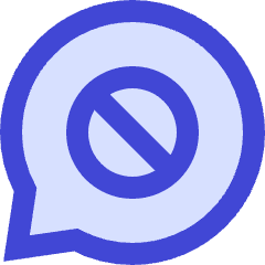 Chat Bubble Oval Block Icon from Sharp Duo Set