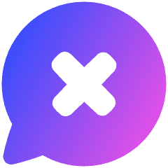 Chat Bubble Oval Delete Icon from Plump Gradient Set