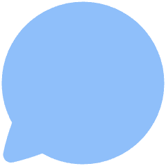 Chat Bubble Oval Icon from Plump Flat Set