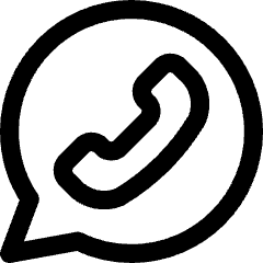 Chat Bubble Oval Phone Icon from Core Line Set