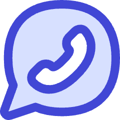 Chat Bubble Oval Phone Icon from Flex Duo Set