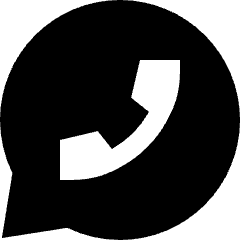 Chat Bubble Oval Phone Icon from Sharp Solid Set