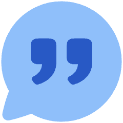 Chat Bubble Oval Quotation Icon from Plump Flat Set