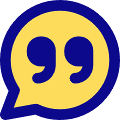 Chat Bubble Oval Quotation Icon from Core Pop Set