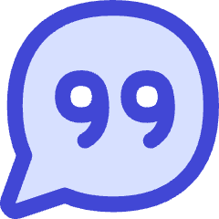 Chat Bubble Oval Quotation Icon from Flex Duo Set