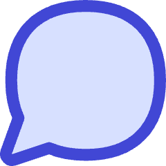 Chat Bubble Oval Icon from Flex Duo Set