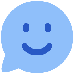 Chat Bubble Oval Smiley 1 Icon from Plump Flat Set