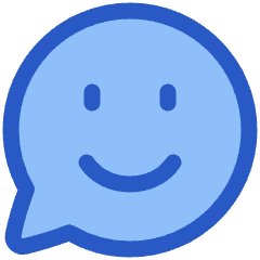 Chat Bubble Oval Smiley 1 Icon from Plump Duo Set