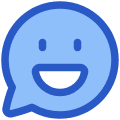 Chat Bubble Oval Smiley 2 Icon from Plump Duo Set