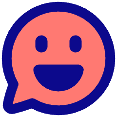 Chat Bubble Oval Smiley 2 Icon from Plump Pop Set