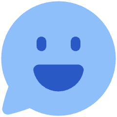 Chat Bubble Oval Smiley 2 Icon from Plump Flat Set