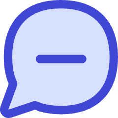Chat Bubble Oval Subtract Icon from Flex Duo Set