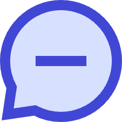 Chat Bubble Oval Subtract Icon from Sharp Duo Set