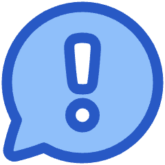 Chat Bubble Oval Warning Icon from Plump Duo Set