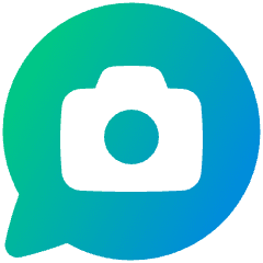 Chat Bubble Phone Call Oval Icon from Plump Gradient Set