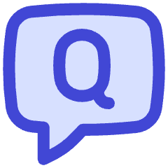 Chat Bubble Question Icon from Flex Duo Set