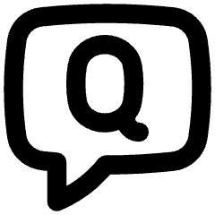 Chat Bubble Question Icon from Flex Remix Set