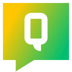 Chat Bubble Question Icon from Sharp Gradient Set