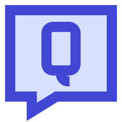 Chat Bubble Question Icon from Sharp Duo Set