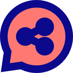 Chat Bubble Share Reviews Circle Icon from Sharp Pop Set