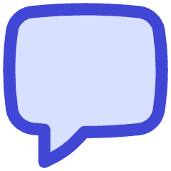 Chat Bubble Square Icon from Flex Duo Set