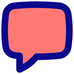 Chat Bubble Square Icon from Flex Pop Set