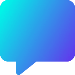 Chat Bubble Square Icon from Core Gradient Set