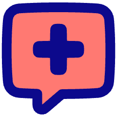 Chat Bubble Square Add Icon from Plump Pop Set