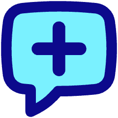 Chat Bubble Square Add Icon from Flex Pop Set