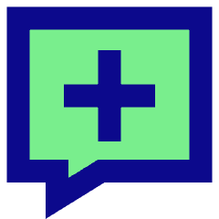 Chat Bubble Square Add Icon from Sharp Pop Set