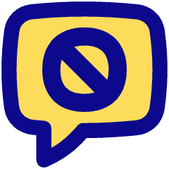 Chat Bubble Square Block Icon from Flex Pop Set