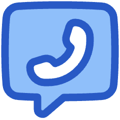 Chat Bubble Square Phone Icon from Plump Duo Set