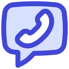 Chat Bubble Square Phone Icon from Flex Duo Set