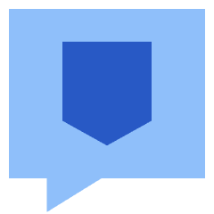 Chat Bubble Square Protect Icon from Sharp Flat Set