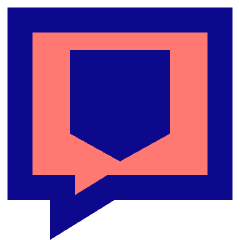 Chat Bubble Square Protect Icon from Sharp Pop Set