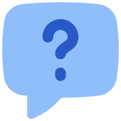 Chat Bubble Square Question Icon from Flex Flat Set