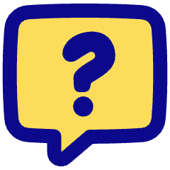 Chat Bubble Square Question Icon from Plump Pop Set