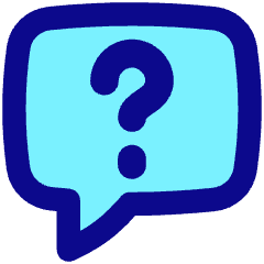 Chat Bubble Square Question Icon from Flex Pop Set