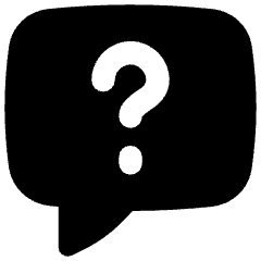 Chat Bubble Square Question Icon from Flex Solid Set