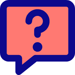 Chat Bubble Square Question Icon from Core Pop Set