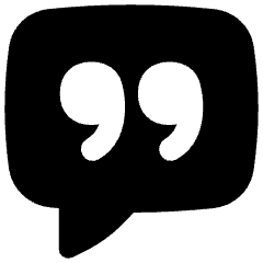 Chat Bubble Square Quotation Icon from Flex Solid Set