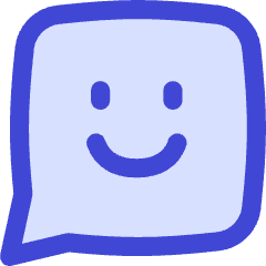 Chat Bubble Square Smiley 1 Icon from Flex Duo Set