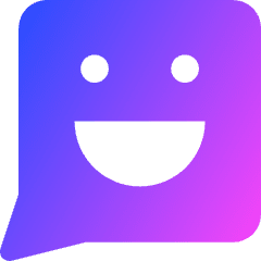 Chat Bubble Square Smiley 2 Icon from Core Gradient Set